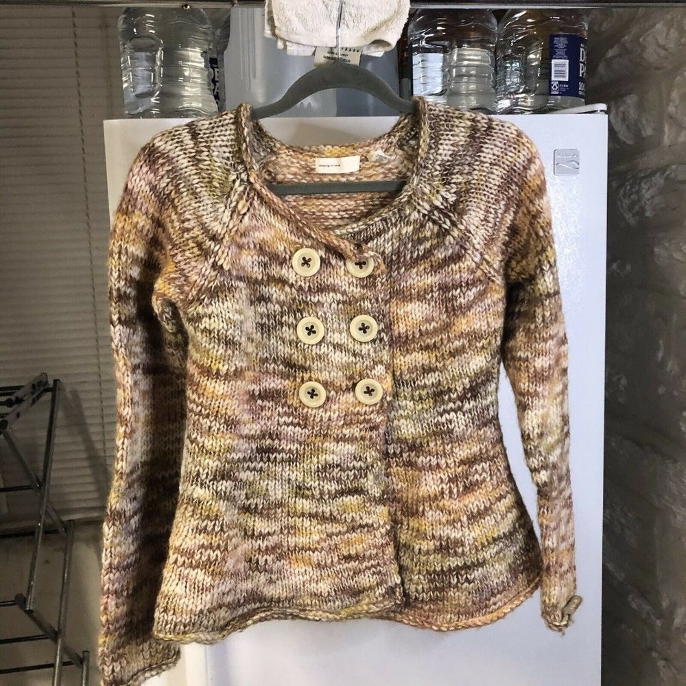 Anthropologie Sleeping On Snow Cardigan Size Small